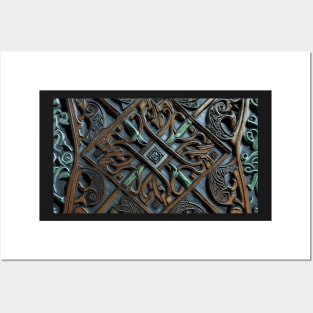 Artistic Metalwork Design Pattern Posters and Art